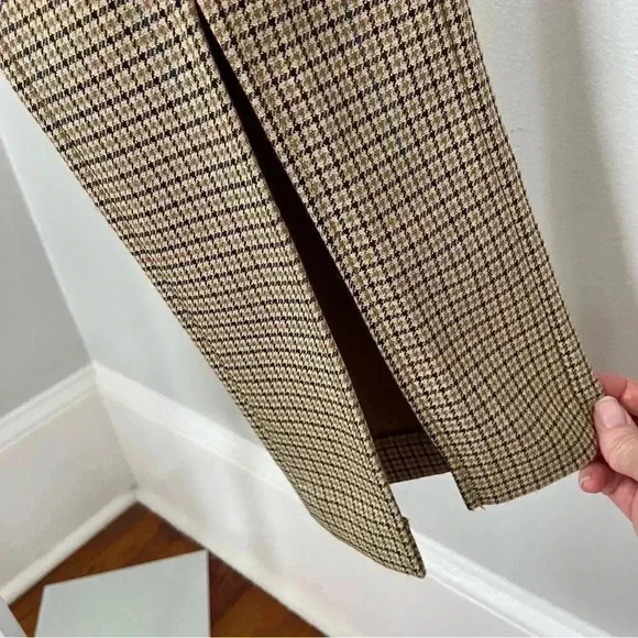 NWT A.L.C. Edwin Split Hem Check Plaid Pants size 4 - Picture 5 of 10